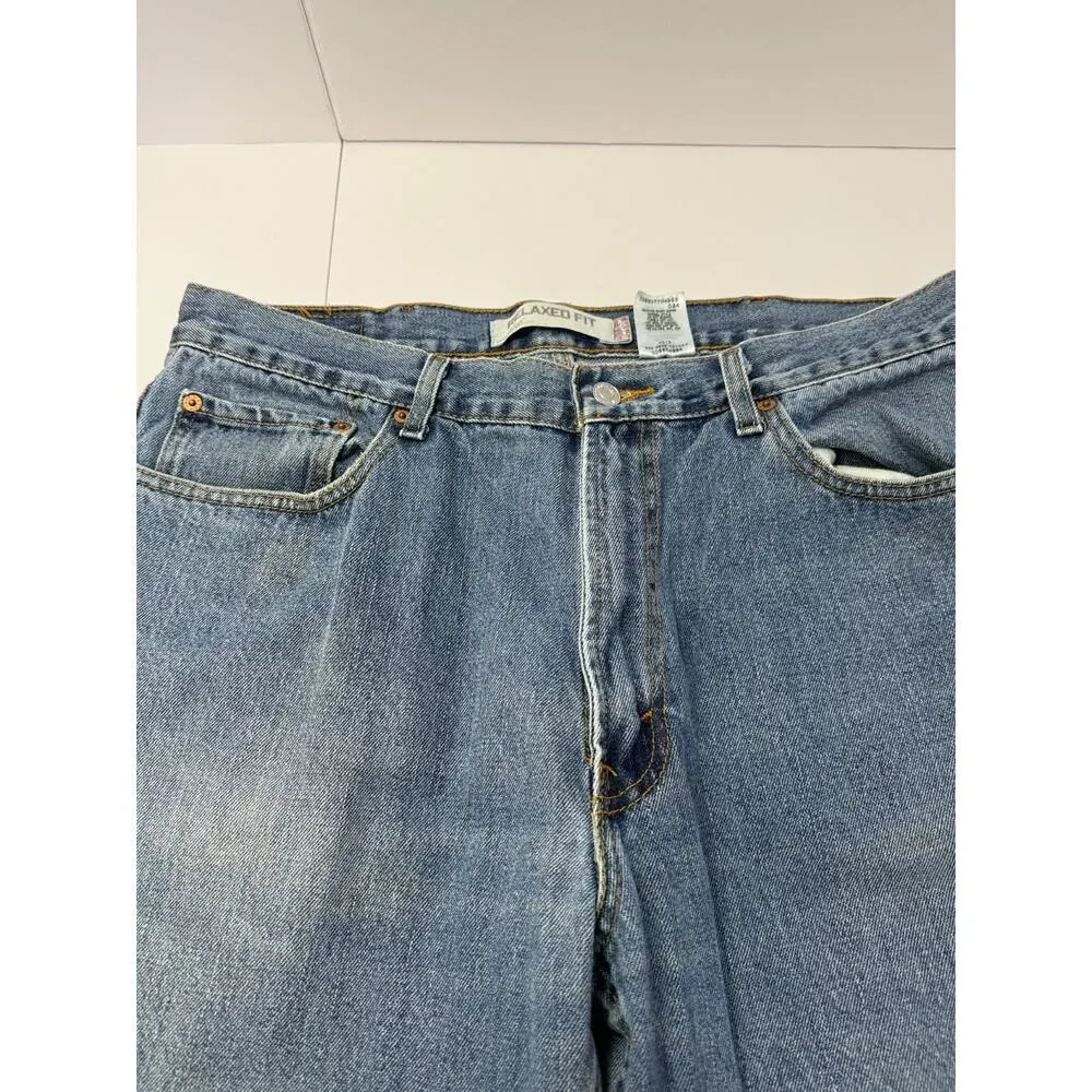 Vintage Levi's 550 Relaxed Fit Jeans Men's 38x34 Blue Denim Straight Leg Classic